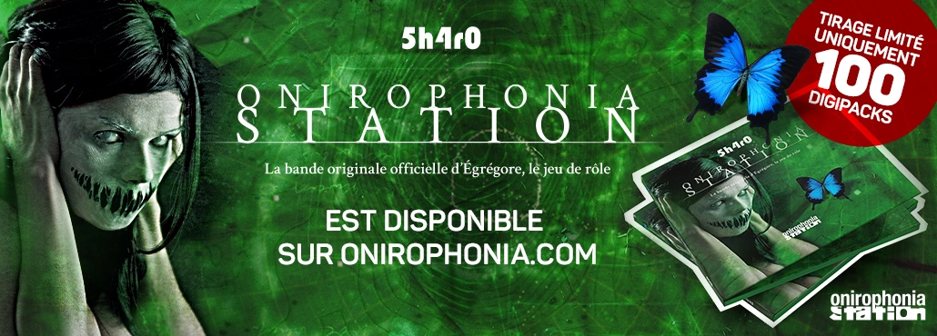 La bande originale d'Égrégore est disponible sur Onirophonia !